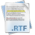 Only use RTF documents from SSuite Office!