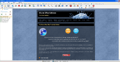 Screenshot of SSuite - NetSurfer - Galaxy Class III - Full HD Version
