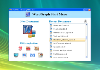 Screenshot of SSuite Office - WordGraph. Updated for the latest Dekstop, Laptop, and Surface Pro tablets. Get only the best free word processors and text editors from SSuite Office Software downloads.