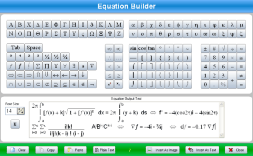 Screenshot of SSuite - WordGraph Equation Builder Window. Free SSuite Office Software and Suites including free downloads of Microsoft Software Applications.